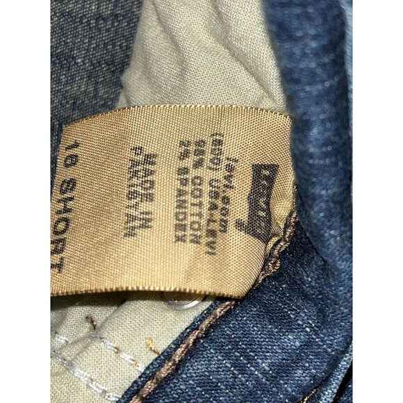 2 Pair Levi's Jeans Sz 16 Short Perfectly Slimming 512 & Relaxed Boot Cut 505 - Picture 4 of 11